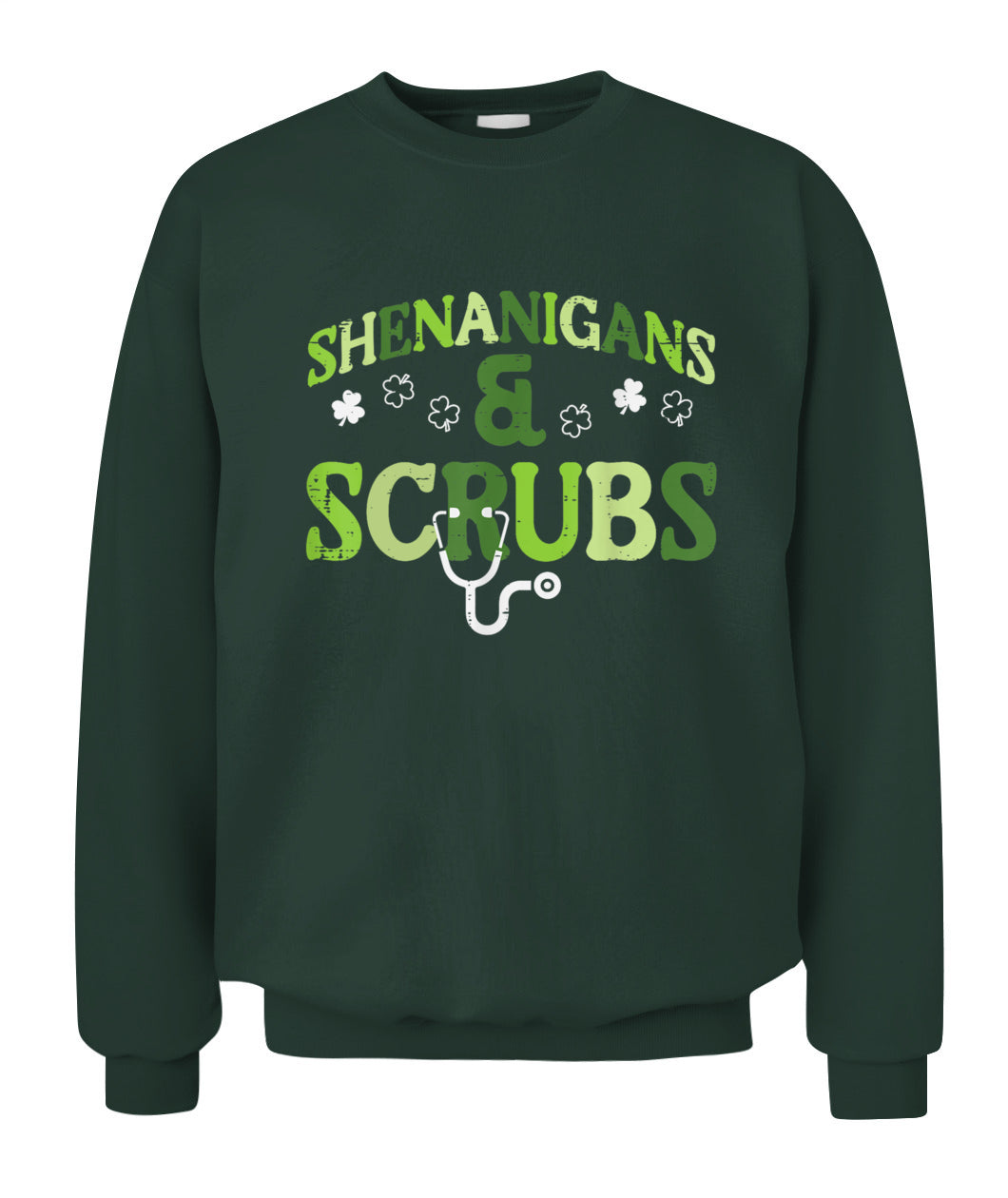 St Patricks Day Shenanigans Scrub Saint Pattys Nurse Women Shirt