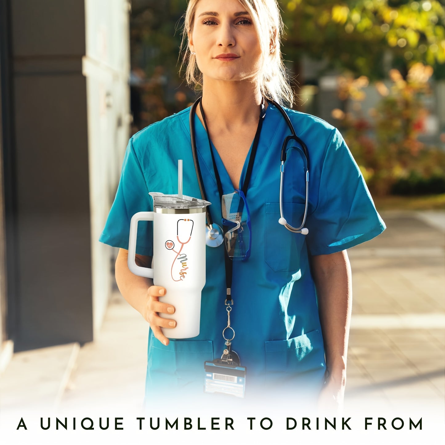 40 Oz Tumbler - Nurse Appreciation Gifts for Women - Nurses Week Gifts, Nurse Practitioner Gifts