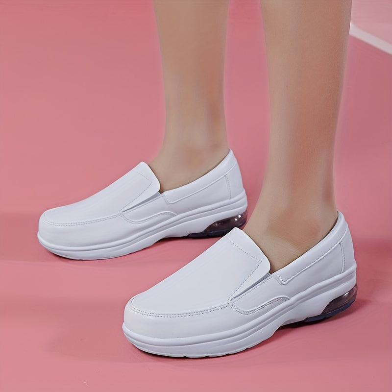 Women's Slip-On Nurse Shoes, Slip Resistant Ladies Casual Shoes