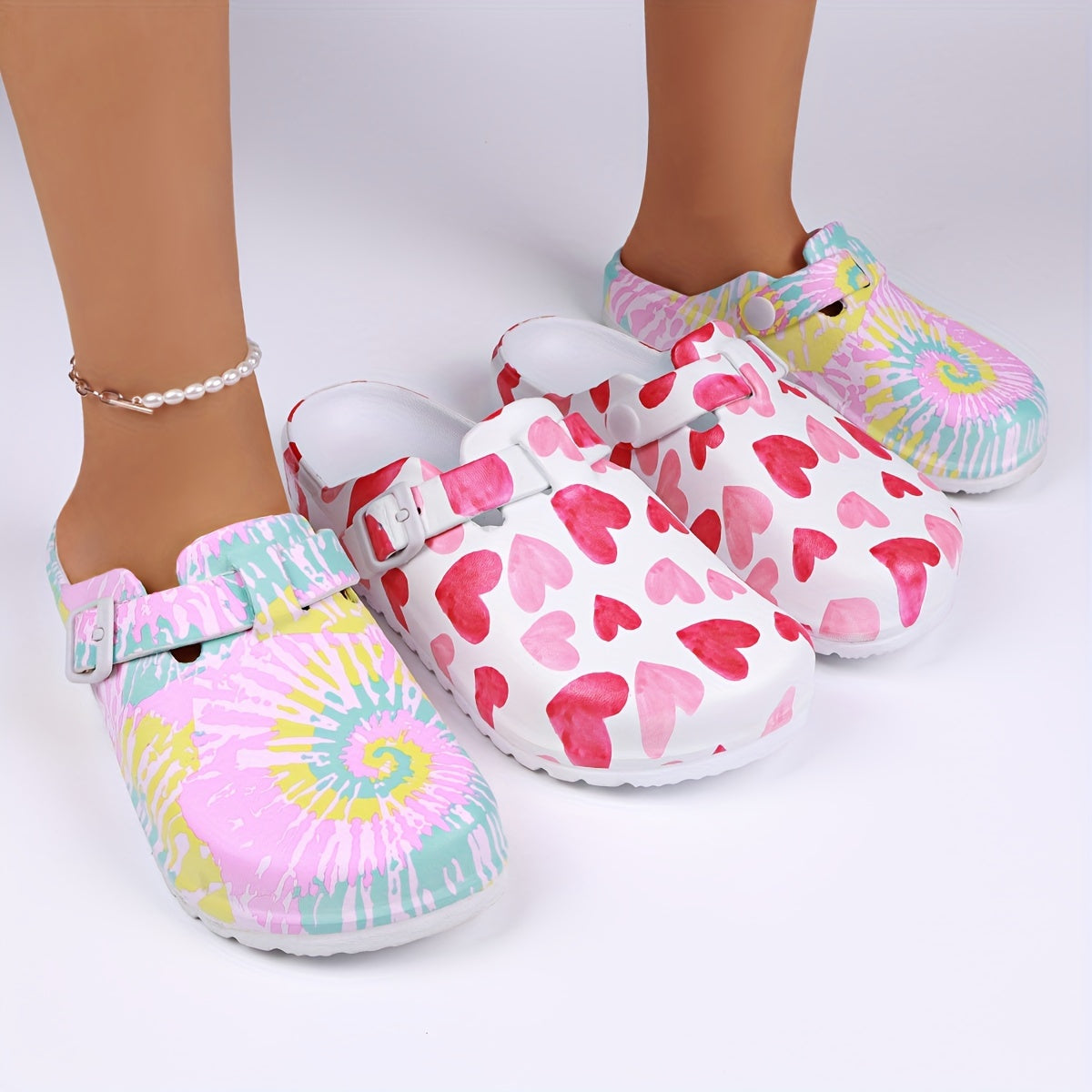 Lightweight EVA Round-Toe Non-Slip Mules - Women'S Summer Beach Nurse Shoes, Indoor Mules for Women