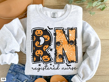 Spooky Season RN Crewneck | Registered Nurse Halloween Sweater