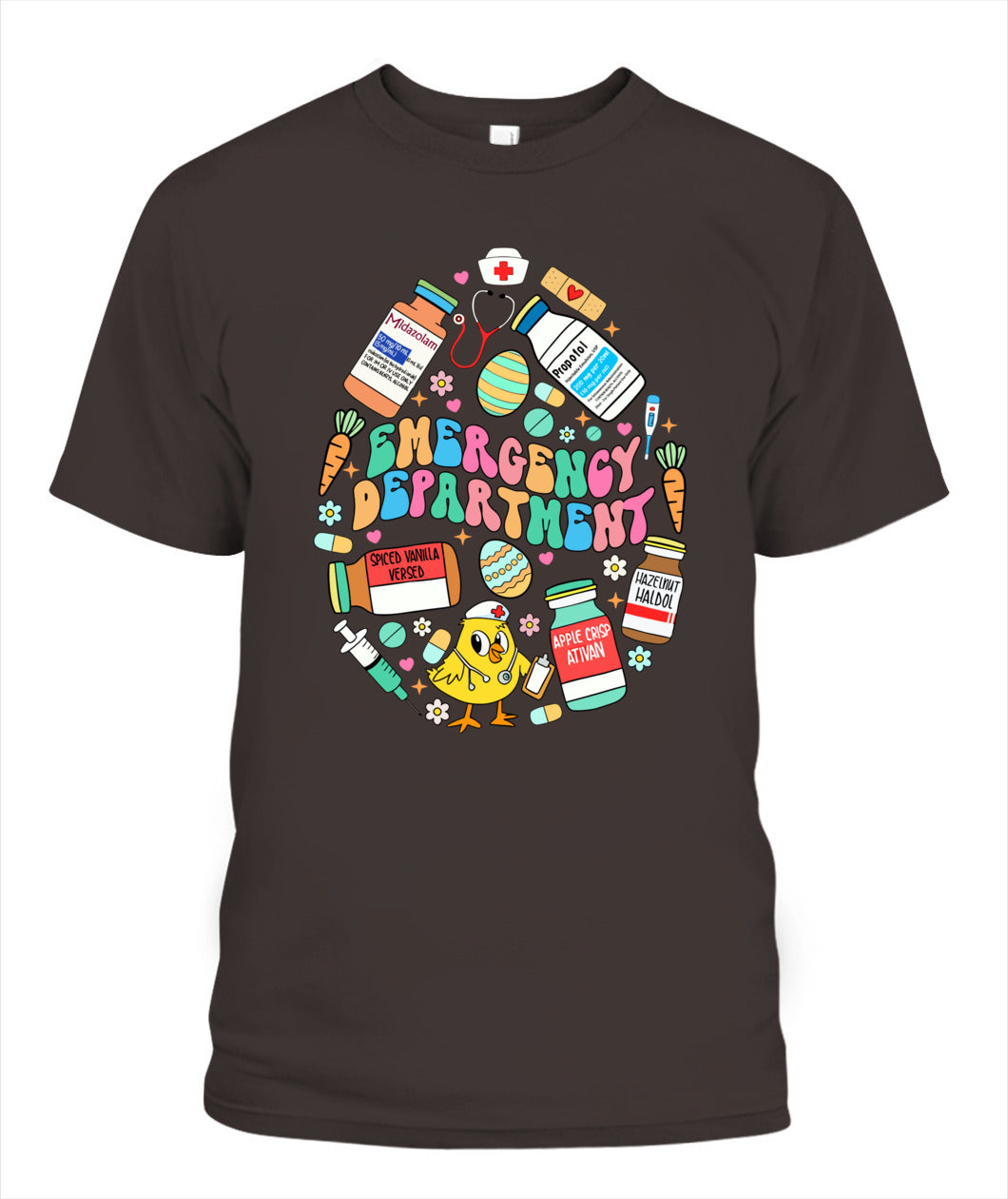 Easter Eggs Emergency Department Er Ed Nurse Critical Care Shirt