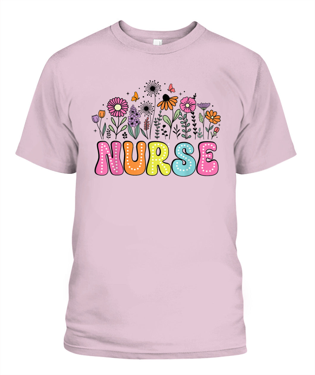 Groovy Nurse Flower Floral Happy Nurse Week 2025 Shirt