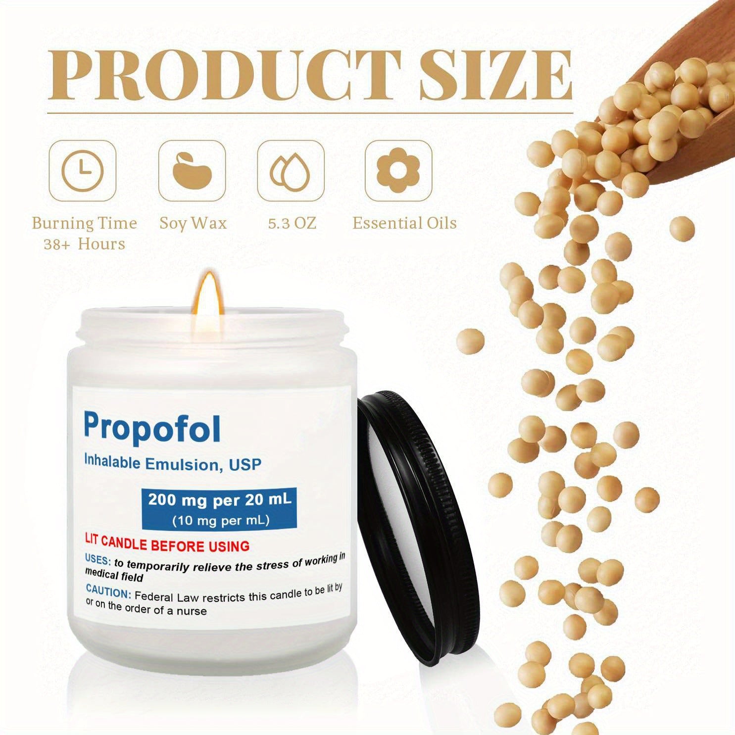 Nurse Appreciation Scented Candle | Gift for Women, Nursing Students & Practitioners