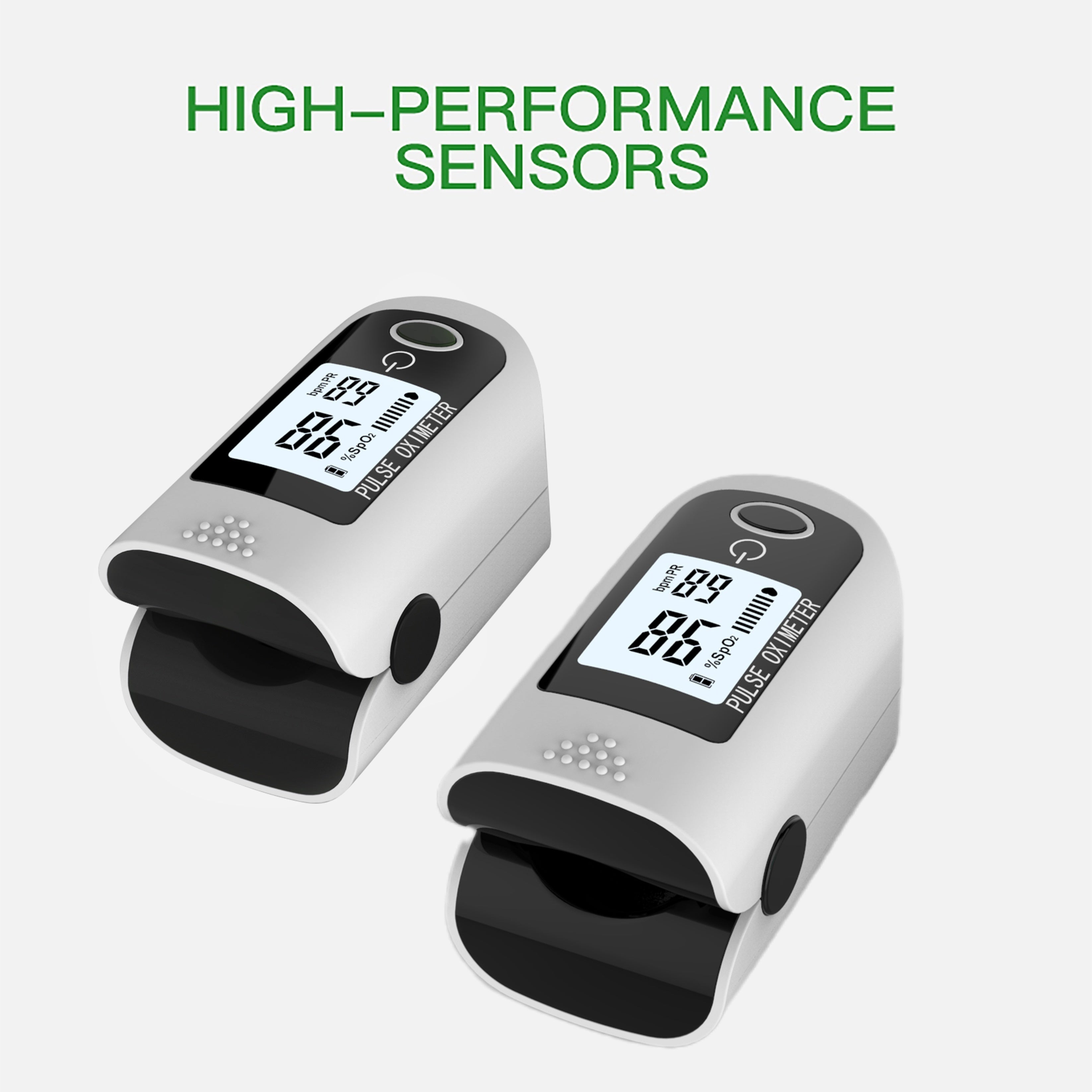 Digital Fingertip Pulse Oximeter With Blood Oxygen Sensor For Home Use Or Sport, Sp02 And Heart Rate Monitor