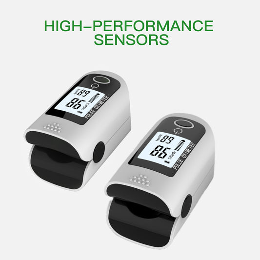 Digital Fingertip Pulse Oximeter With Blood Oxygen Sensor For Home Use Or Sport, Sp02 And Heart Rate Monitor