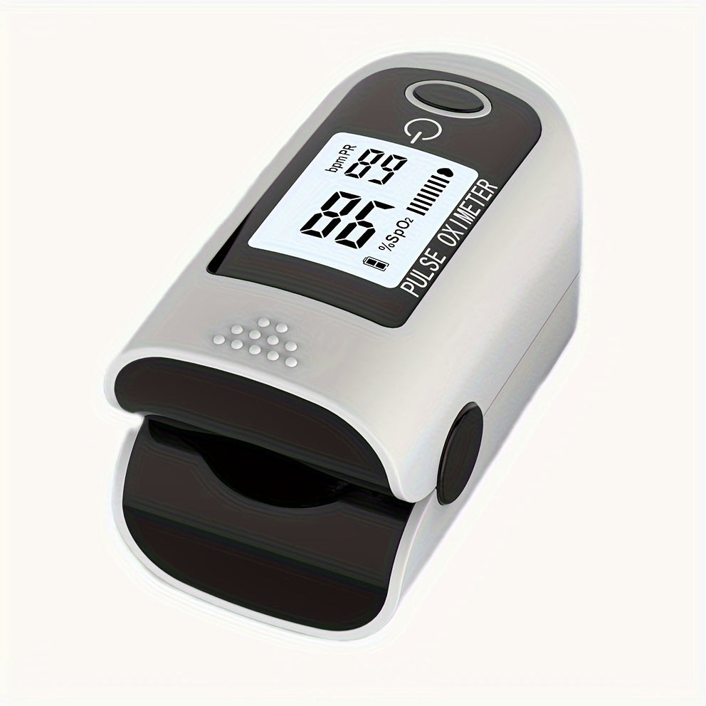 Digital Fingertip Pulse Oximeter With Blood Oxygen Sensor For Home Use Or Sport, Sp02 And Heart Rate Monitor