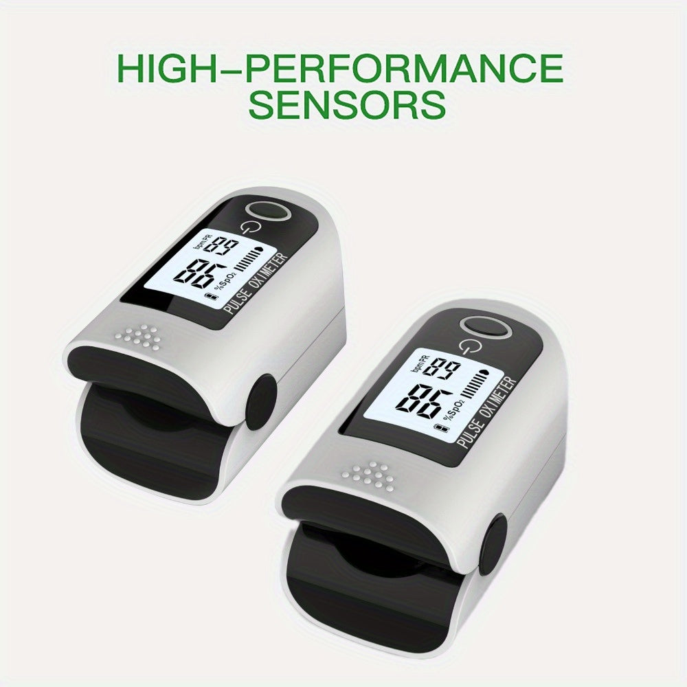 Digital Fingertip Pulse Oximeter With Blood Oxygen Sensor For Home Use Or Sport, Sp02 And Heart Rate Monitor