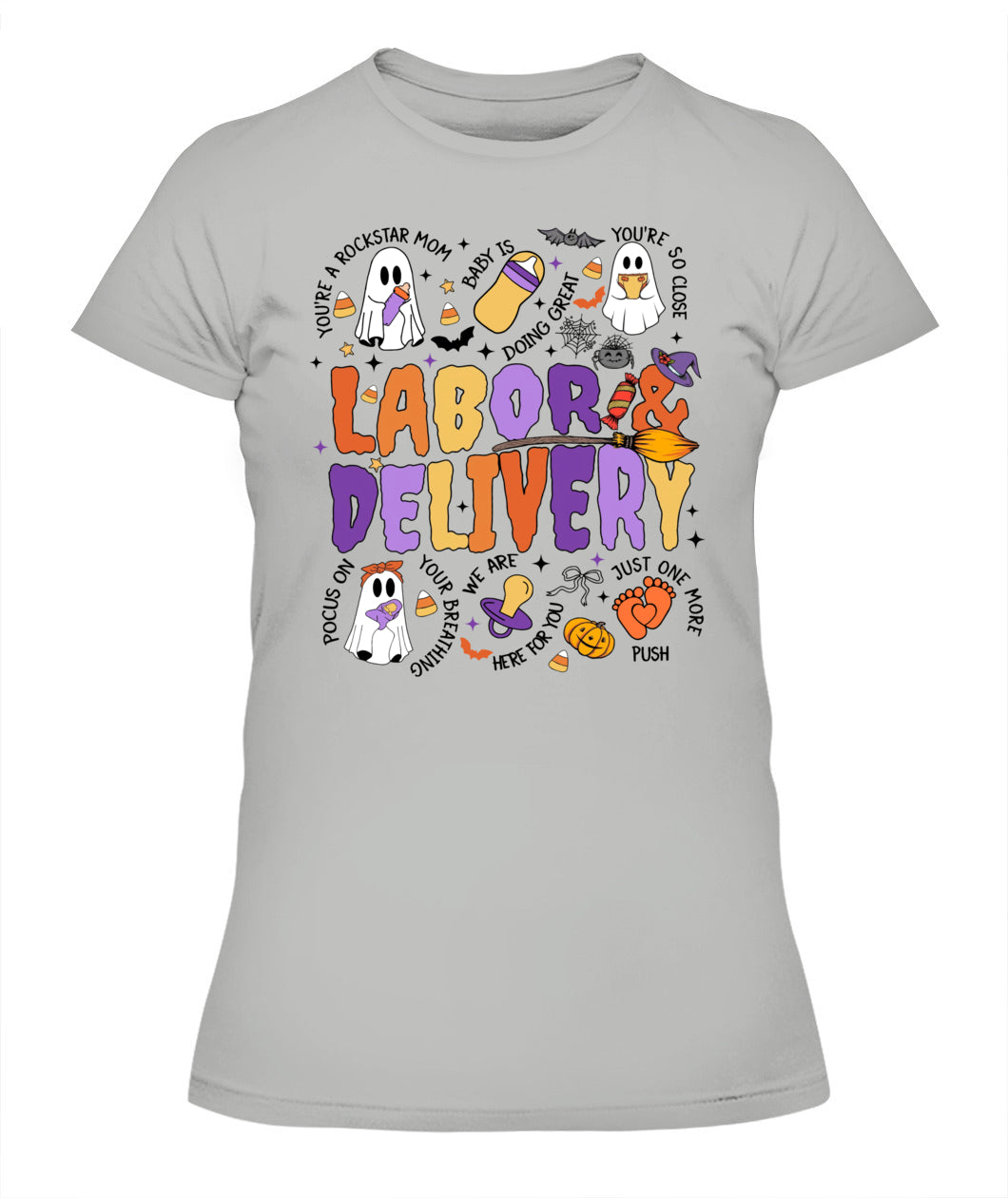 Labor and delivery Nurse Halloween Maternity Vintage