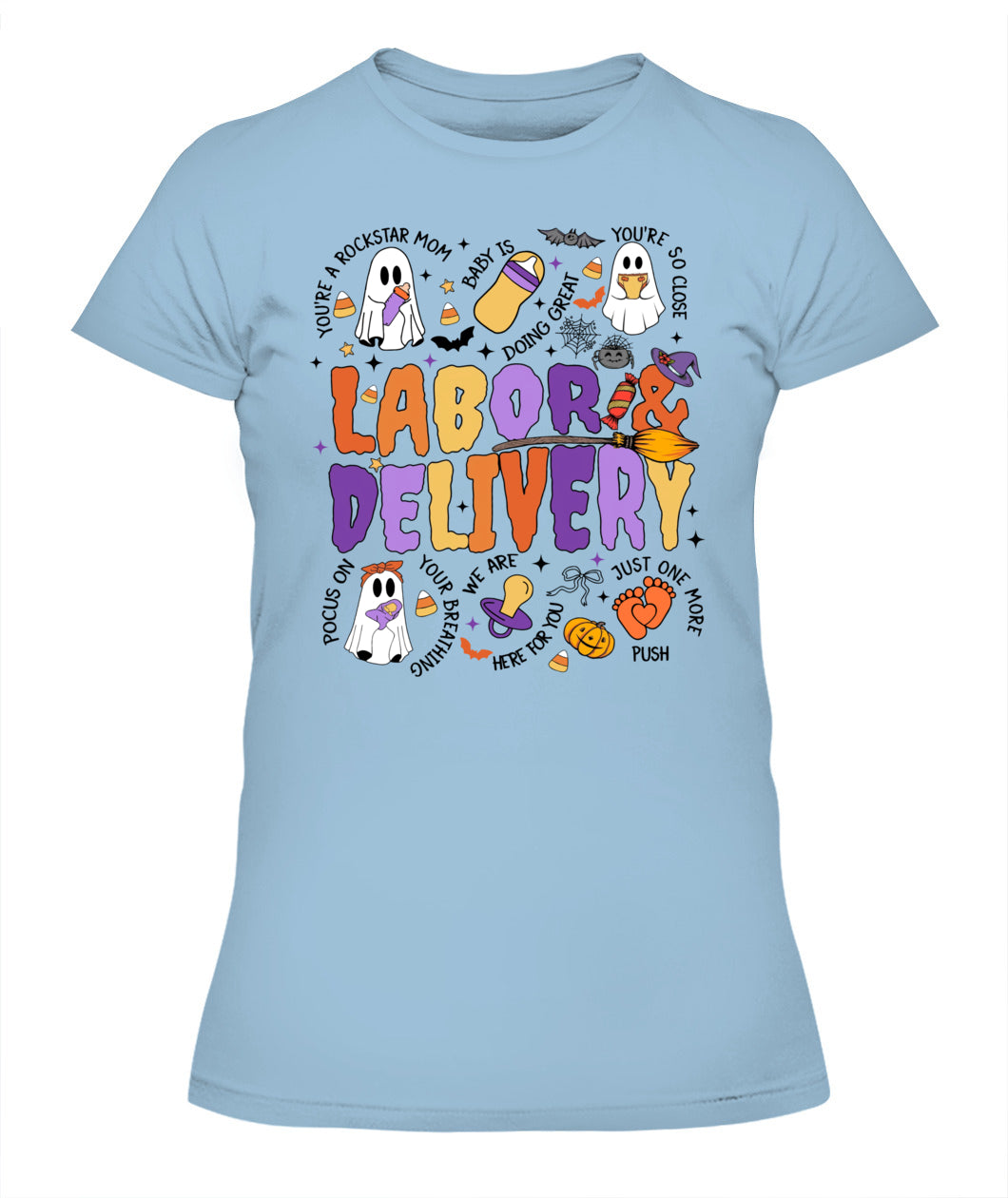 Labor and delivery Nurse Halloween Maternity Vintage