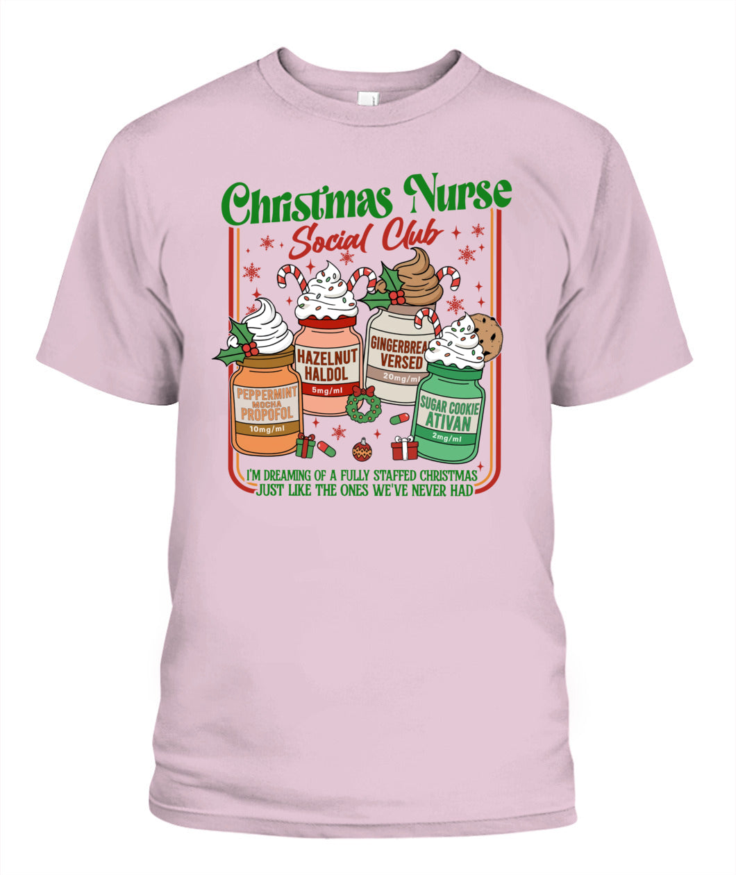 ICU Nurse Christmas Social Club Sweatshirt, Medical Christmas Shirts