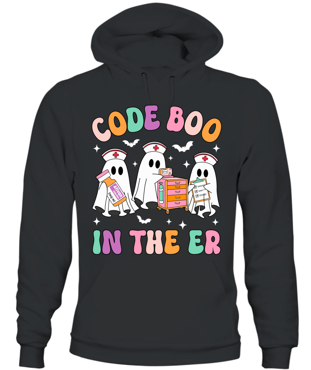 Code Boo In The ER Nurse Ghost Halloween Costume
