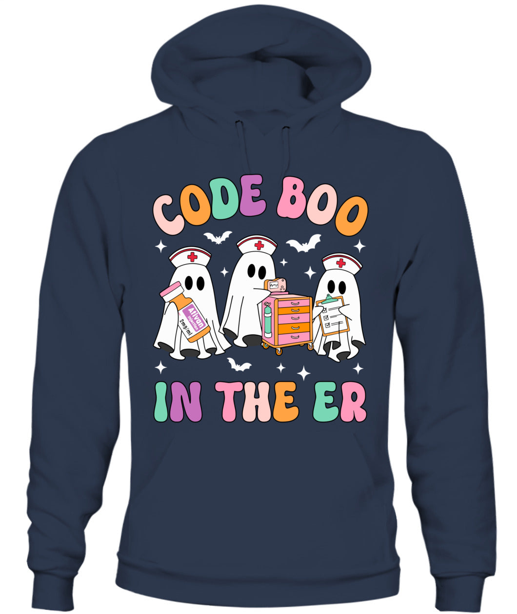 Code Boo In The ER Nurse Ghost Halloween Costume