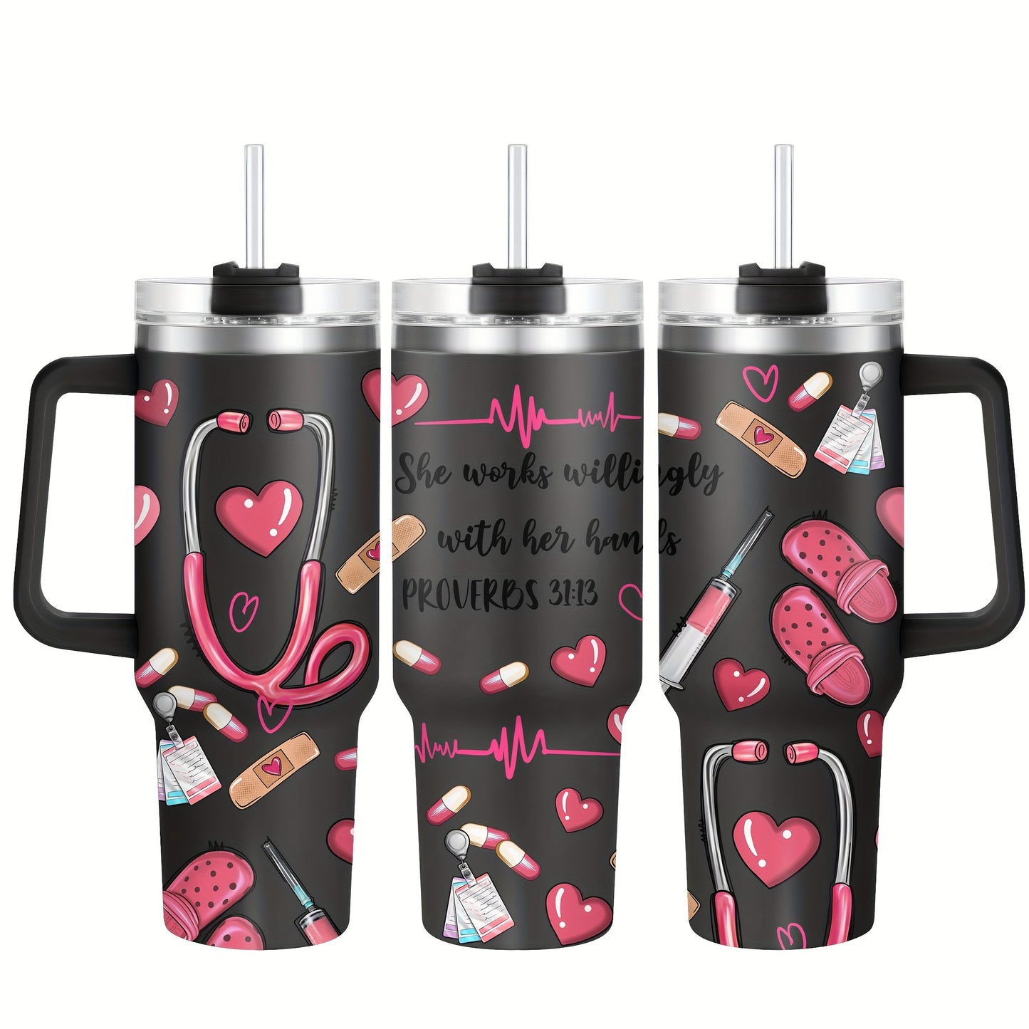 40oz Metal Tumbler with Lid, Hand Wash Reusable Oval-Shaped Mug, BPA-Free, Shatterproof, Multipurpose