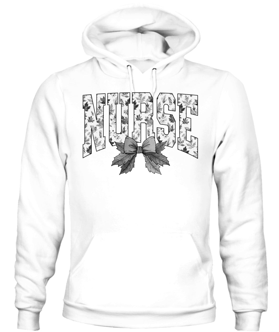 Comfort Colors Nurse Coquette Leaves Fall Thanksgiving Shirts For Nurse
