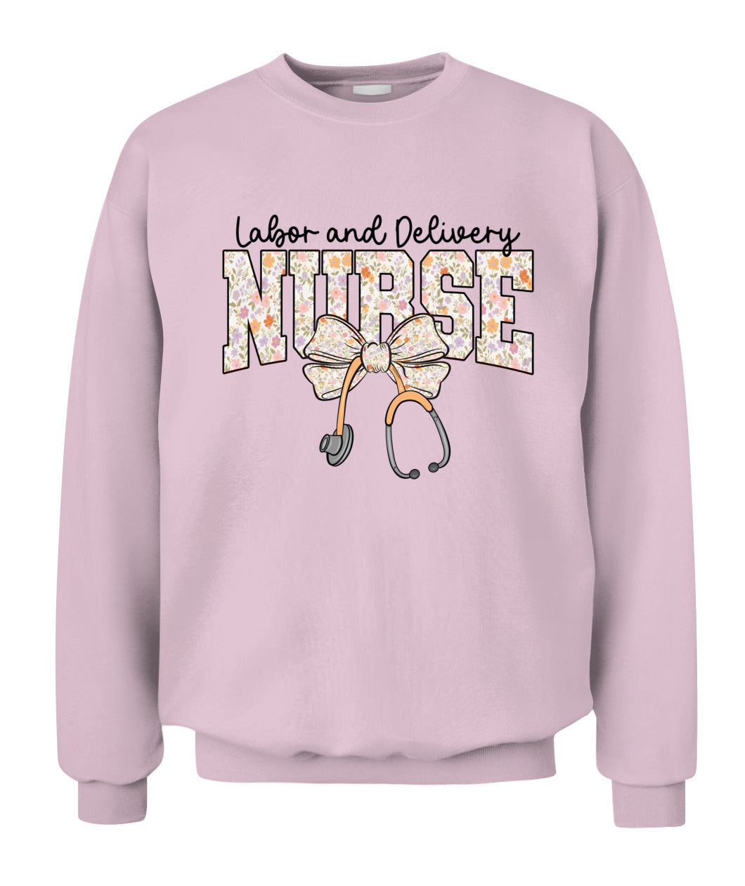 Labor and Delivery Nurse Stethoscope Coquette Bow Graduation