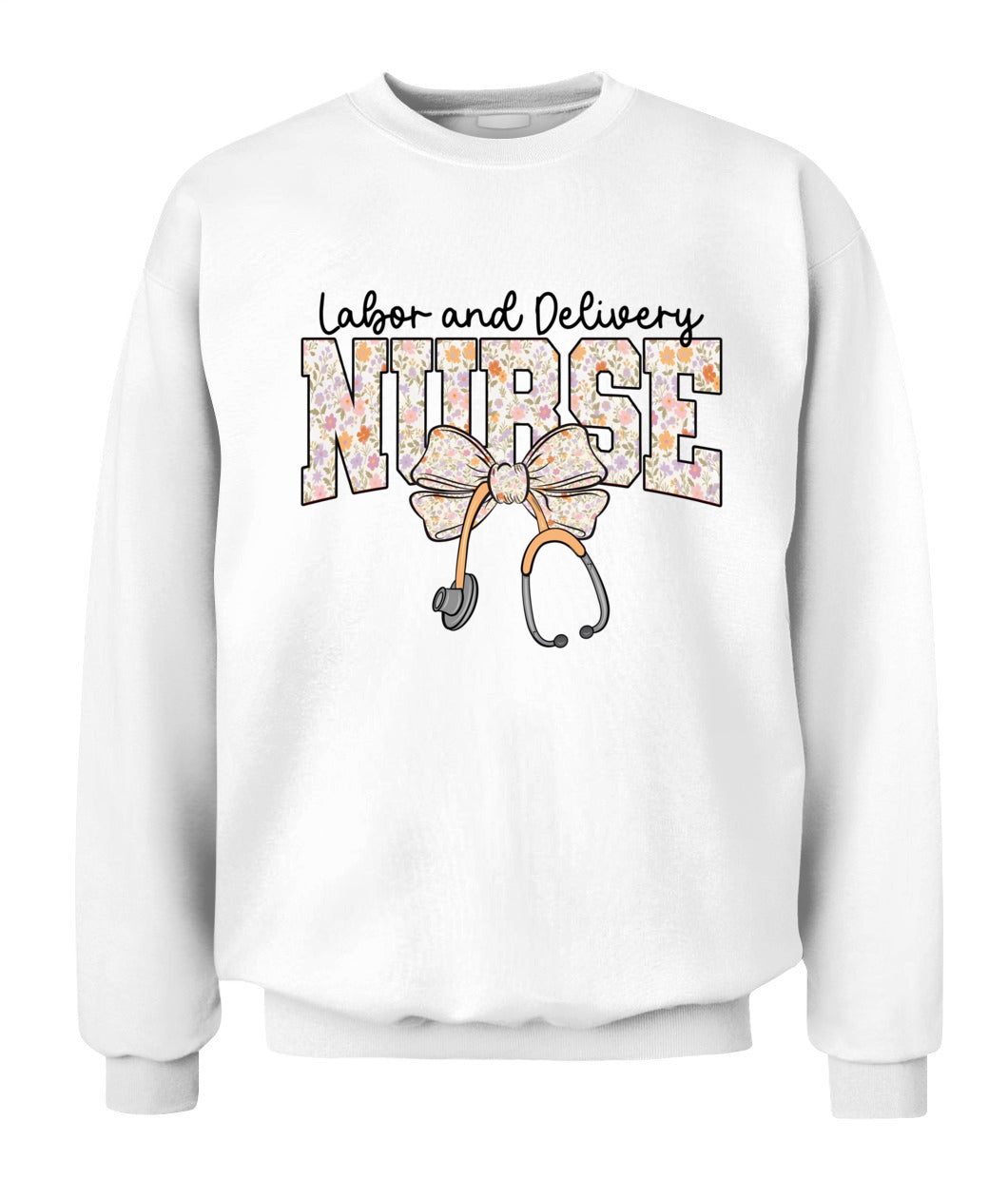 Labor and Delivery Nurse Stethoscope Coquette Bow Graduation