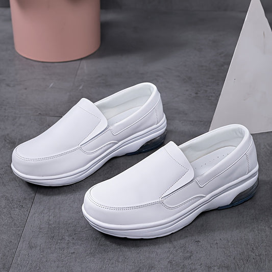 Women's Slip-On Nurse Shoes, Slip Resistant Ladies Casual Shoes