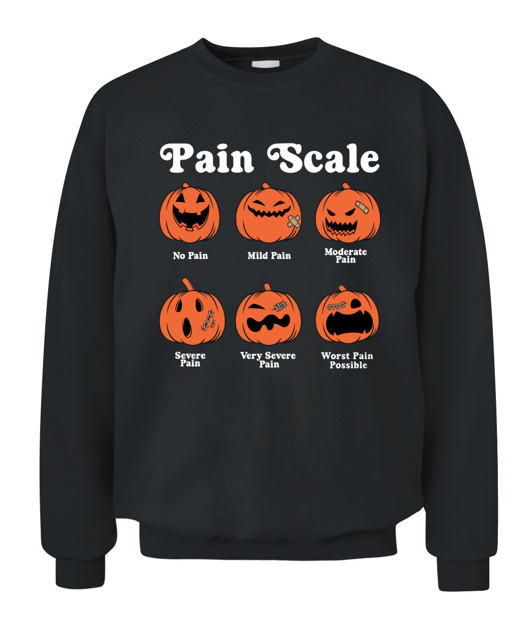 Pain Scale Pumpkin Pain Assessment Trauma Nurse Halloween Shirts