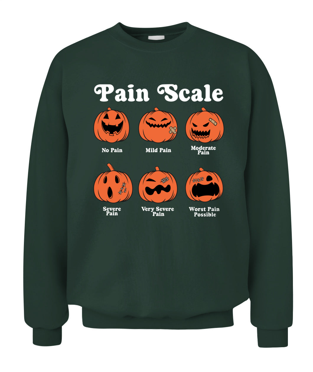 Pain Scale Pumpkin Pain Assessment Trauma Nurse Halloween Shirts