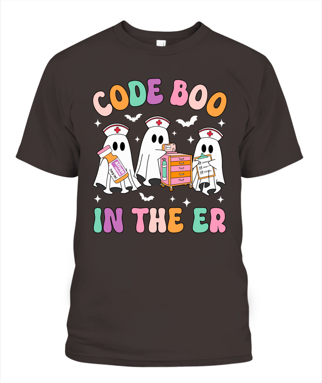 Code Boo In The ER Nurse Ghost Halloween Costume