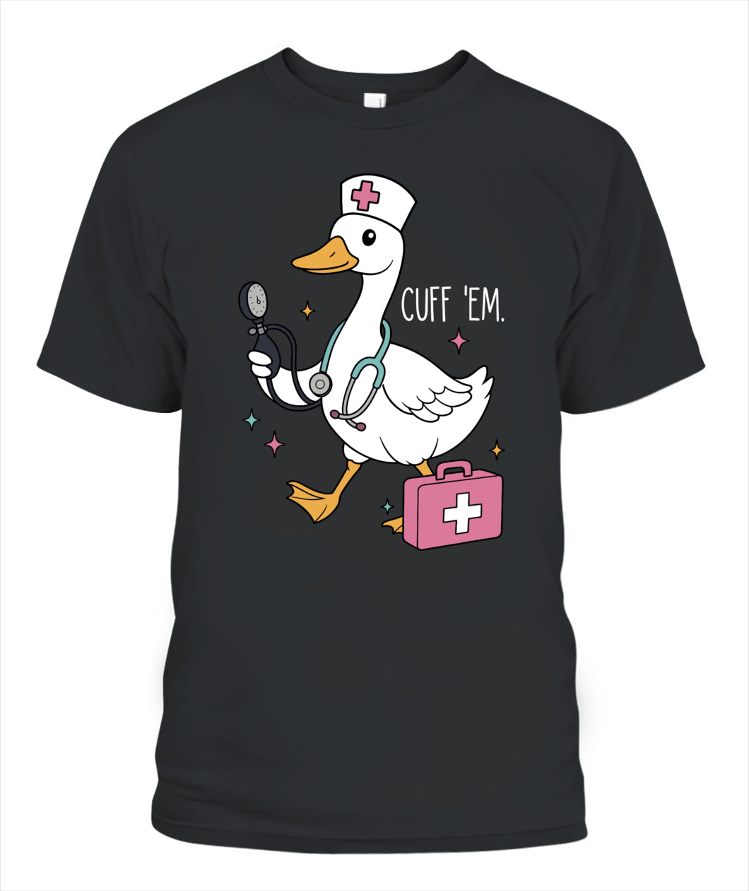 Groovy Silly Goose Nurse Cuff Em Nurse Appreciation ER Nurse