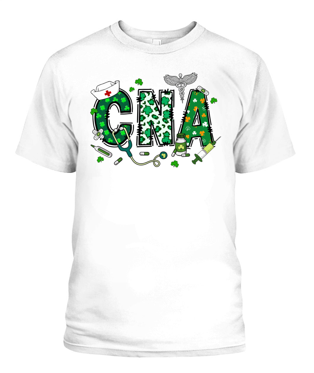 CNA Nurse Patrick's Day Shirt, Lucky Nurse Shamrock Certified Nursing Assistants