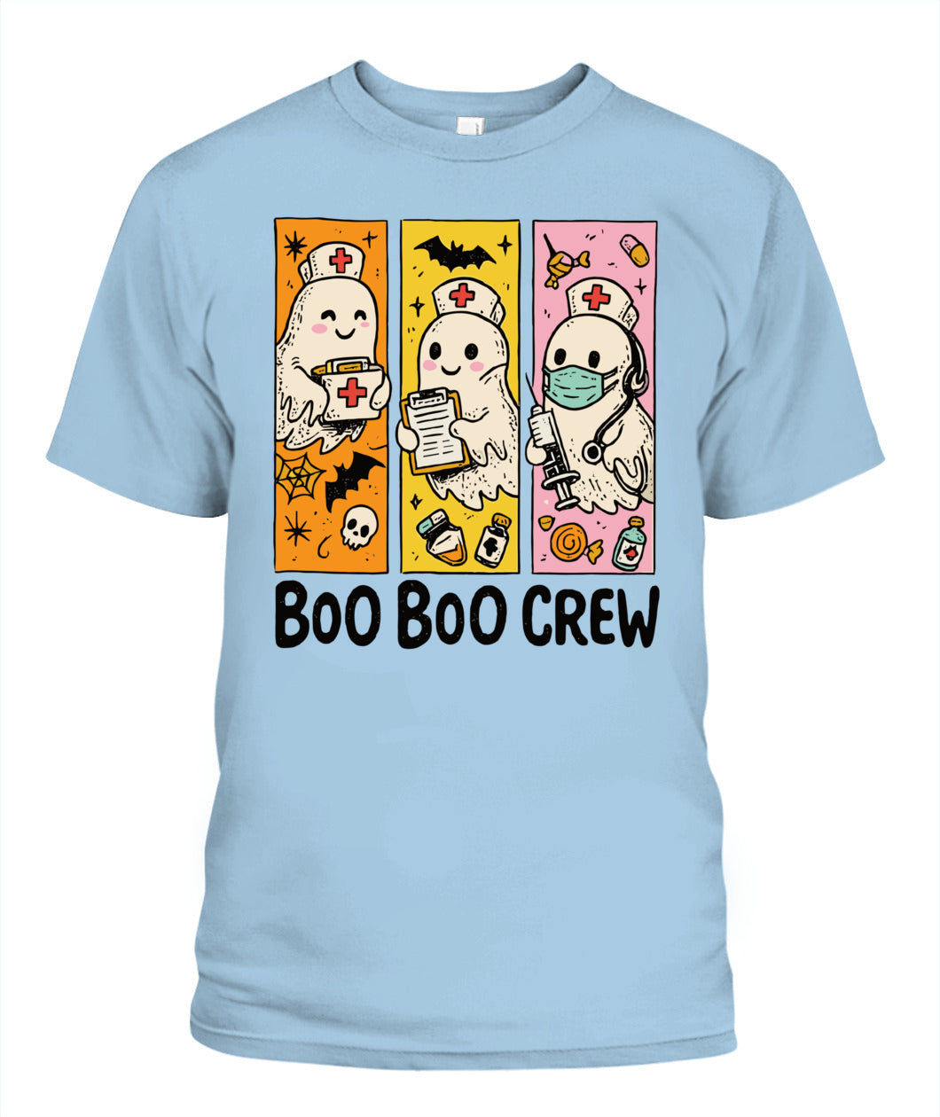 Groovy Boo Boo Crew Nurse Halloween Spooky Ghost Nurse Life