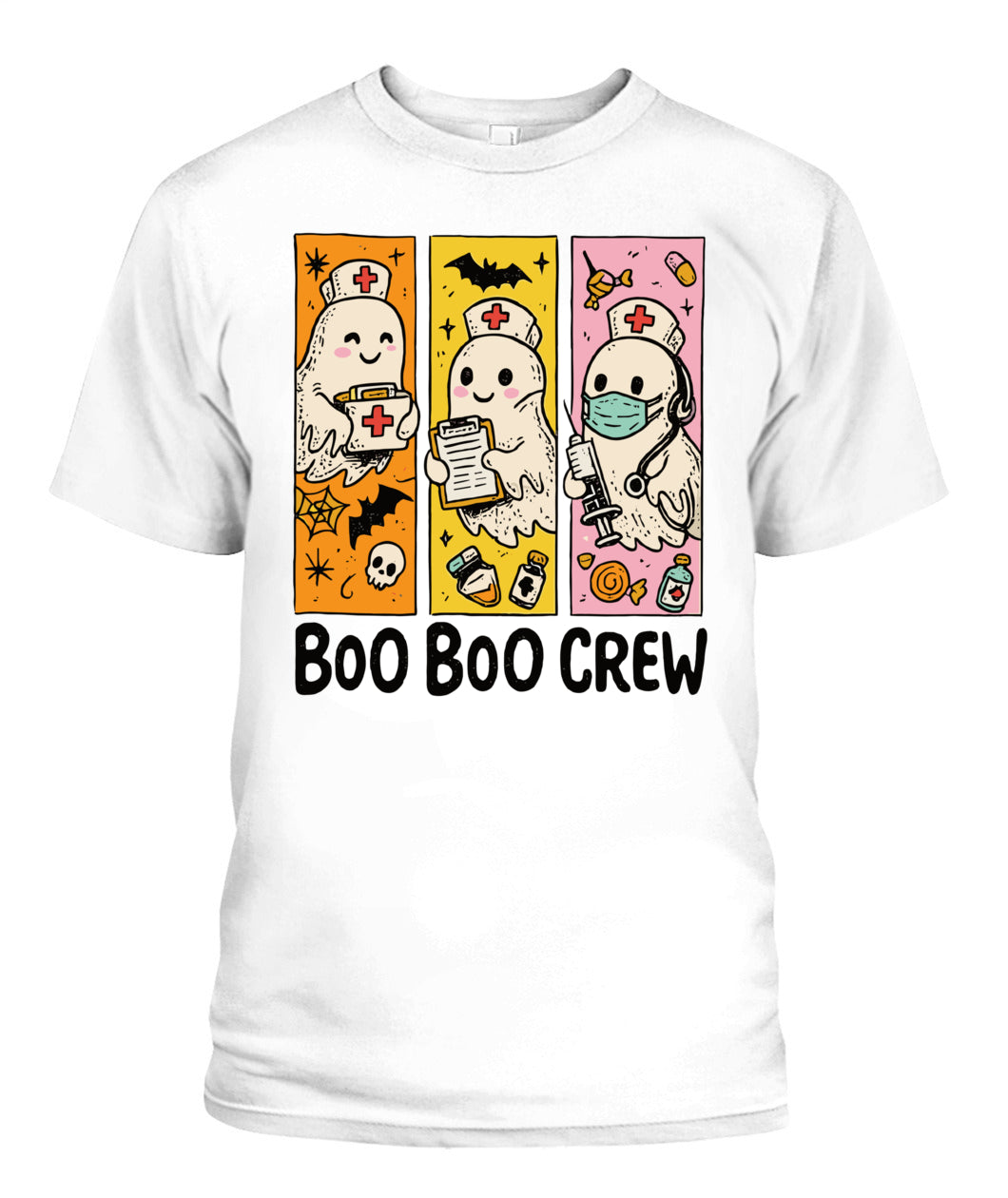 Groovy Boo Boo Crew Nurse Halloween Spooky Ghost Nurse Life