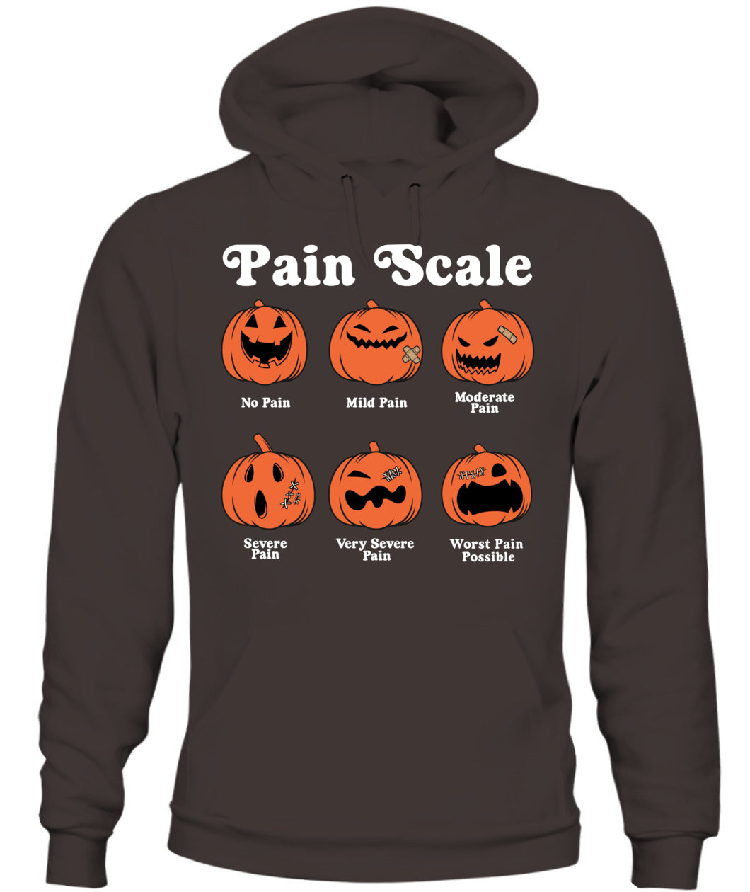 Pain Scale Pumpkin Pain Assessment Trauma Nurse Halloween Shirts