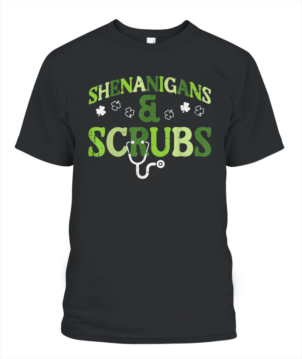 St Patricks Day Shenanigans Scrub Saint Pattys Nurse Women Shirt
