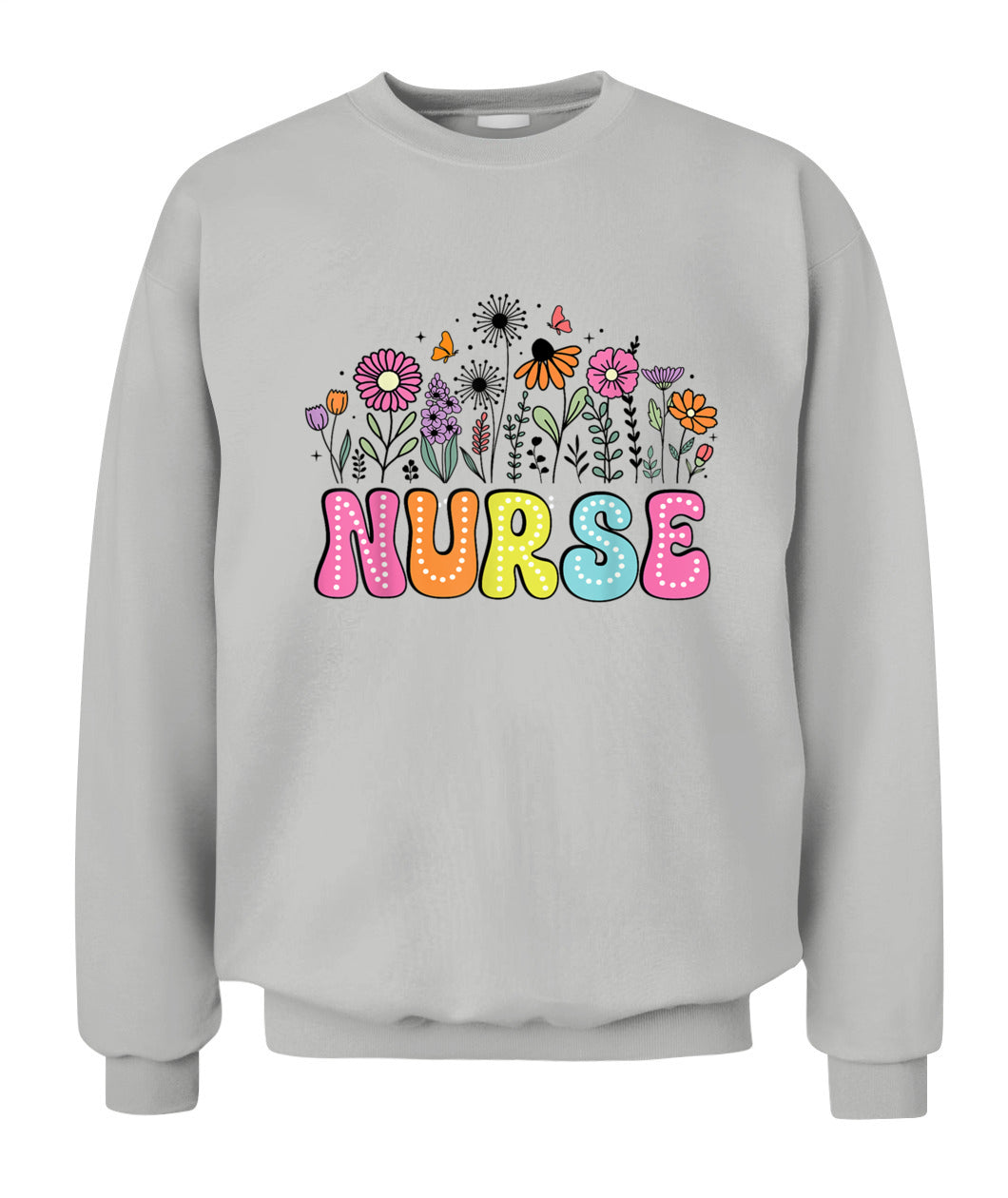 Groovy Nurse Flower Floral Happy Nurse Week 2025 Shirt