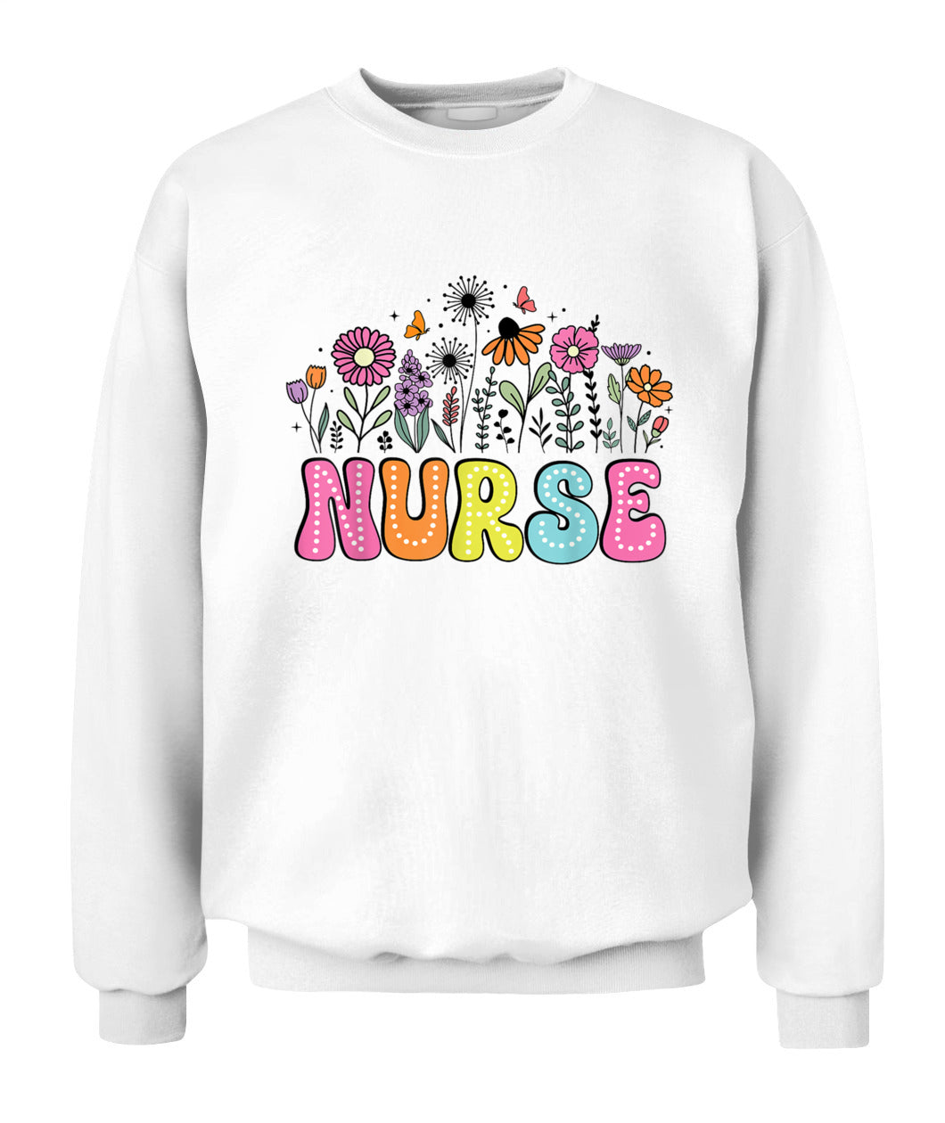 Groovy Nurse Flower Floral Happy Nurse Week 2025 Shirt