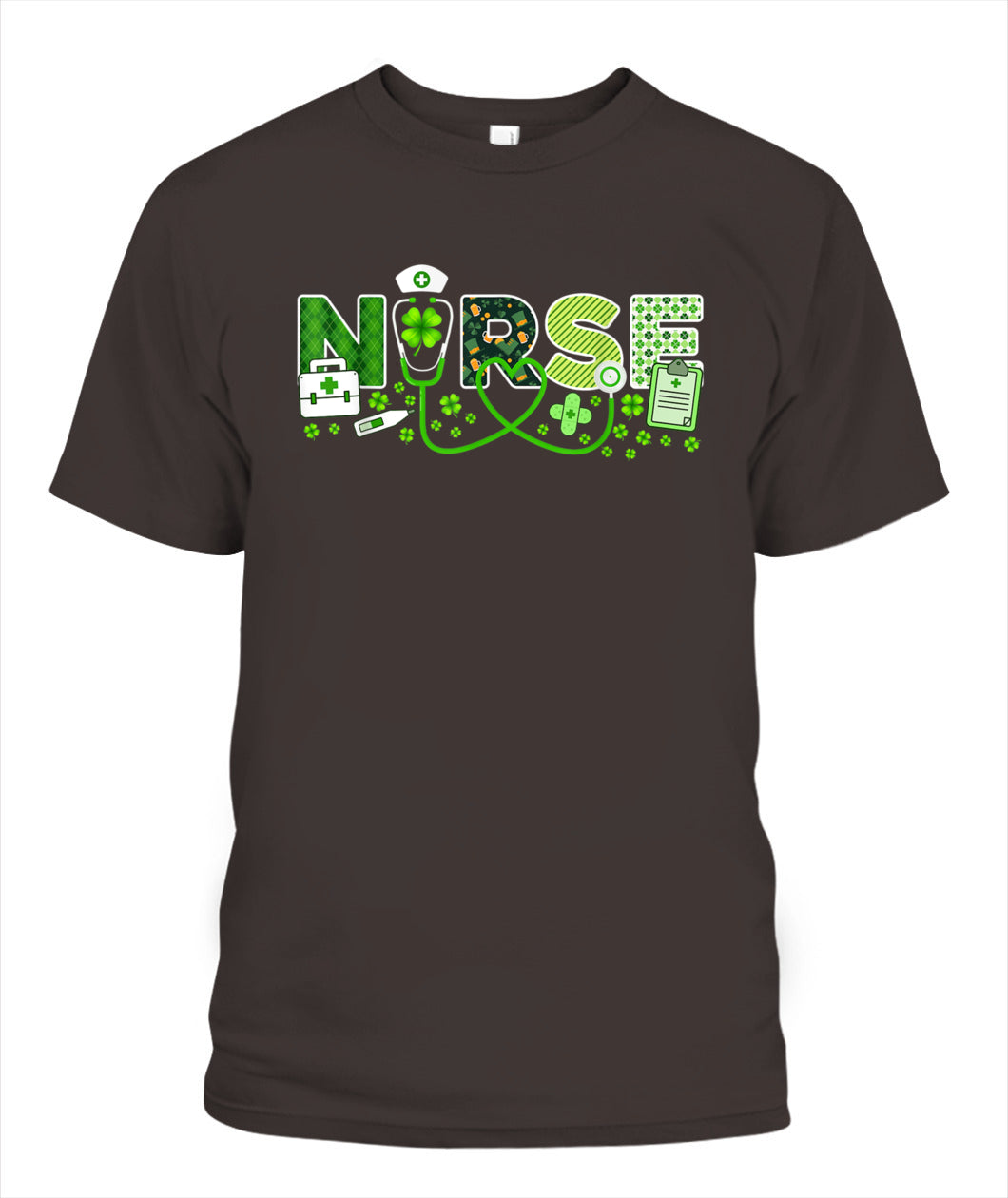 Nurse St Patricks Day Lucky Nurse Shamrock Love Nurse Life Shirt
