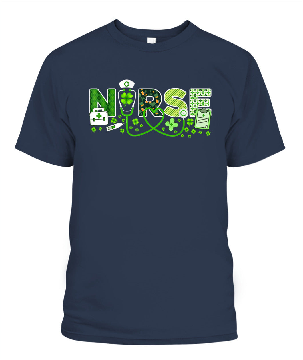Nurse St Patricks Day Lucky Nurse Shamrock Love Nurse Life Shirt