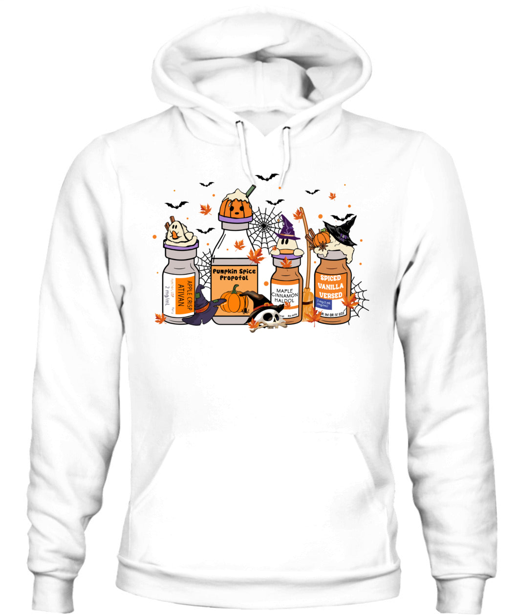 Cute Pumpkin Spice Propofol Spooky ICU Nurse Halloween Sweatshirt