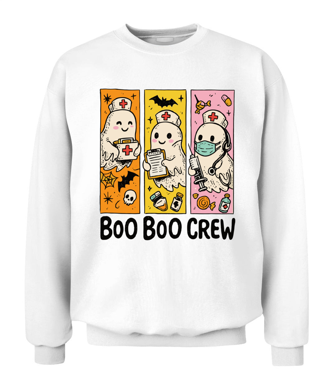 Groovy Boo Boo Crew Nurse Halloween Spooky Ghost Nurse Life