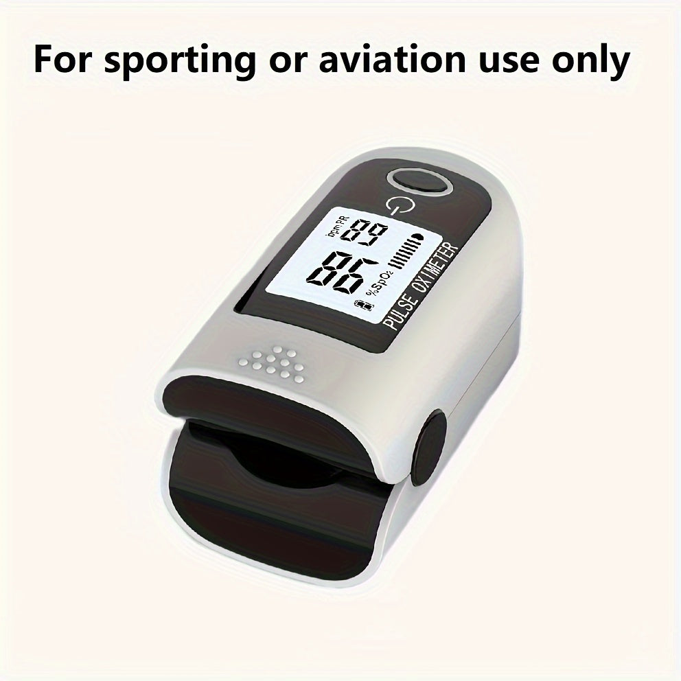 Digital Fingertip Pulse Oximeter With Blood Oxygen Sensor For Home Use Or Sport, Sp02 And Heart Rate Monitor