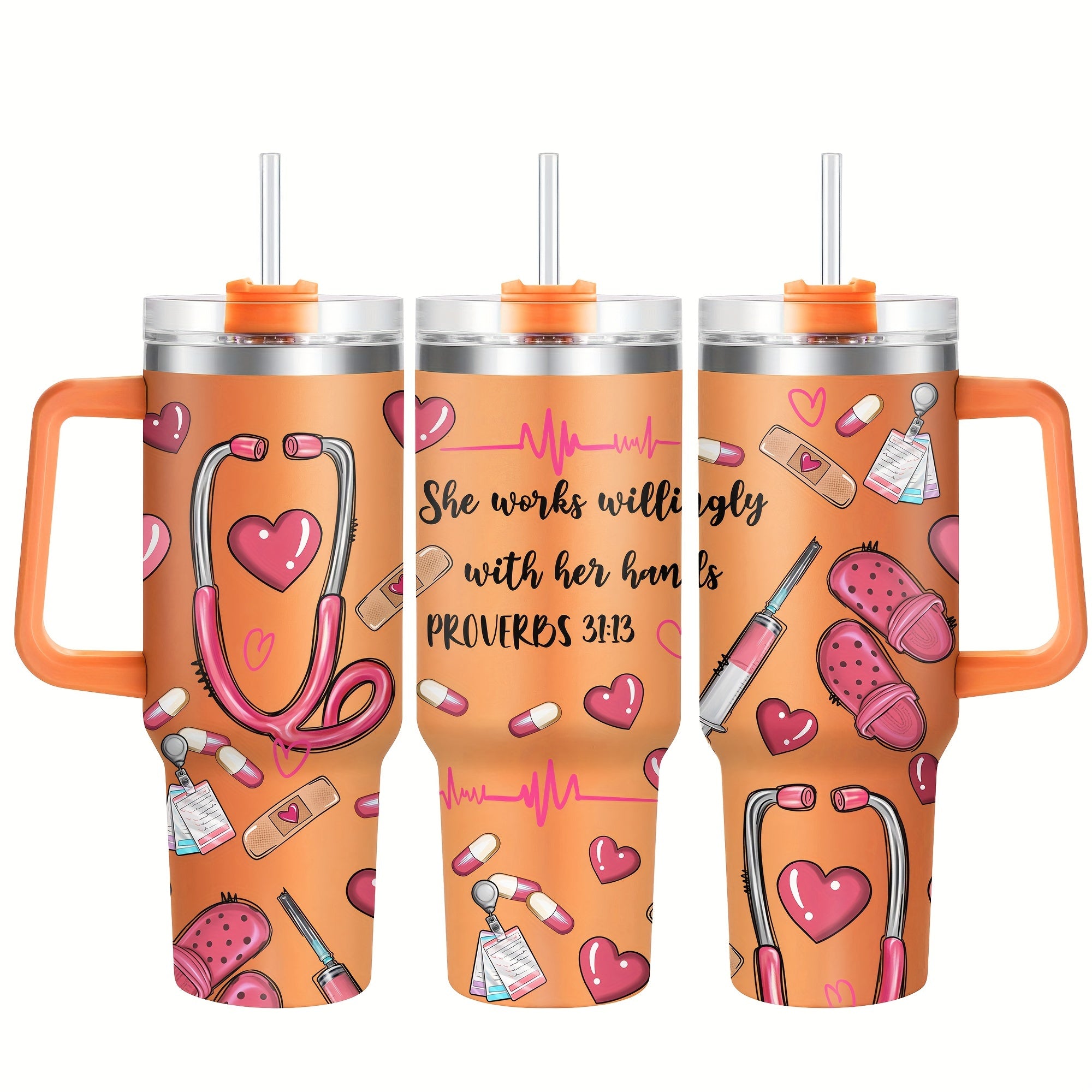 40oz Metal Tumbler with Lid, Hand Wash Reusable Oval-Shaped Mug, BPA-Free, Shatterproof, Multipurpose