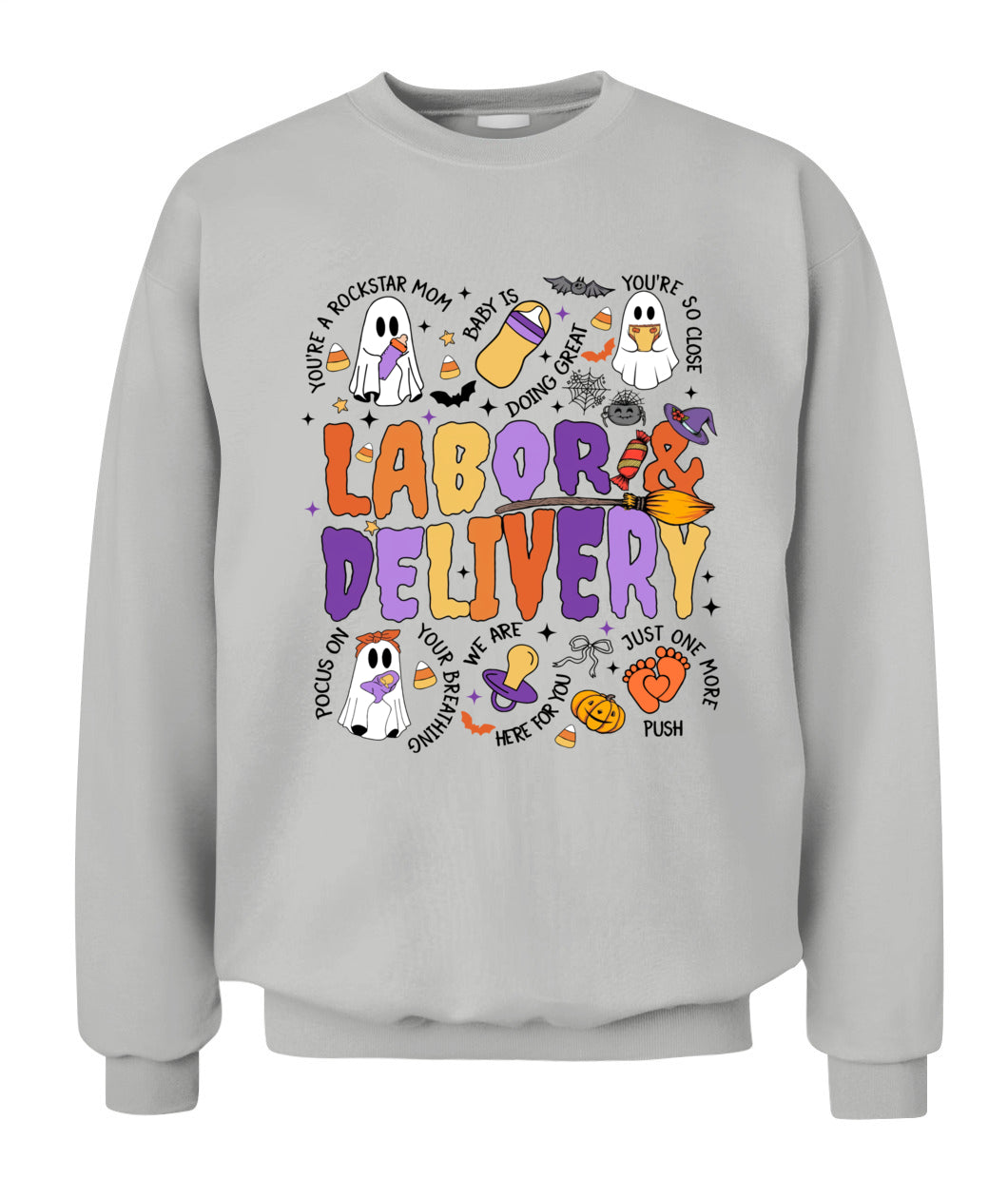 Labor and delivery Nurse Halloween Maternity Vintage