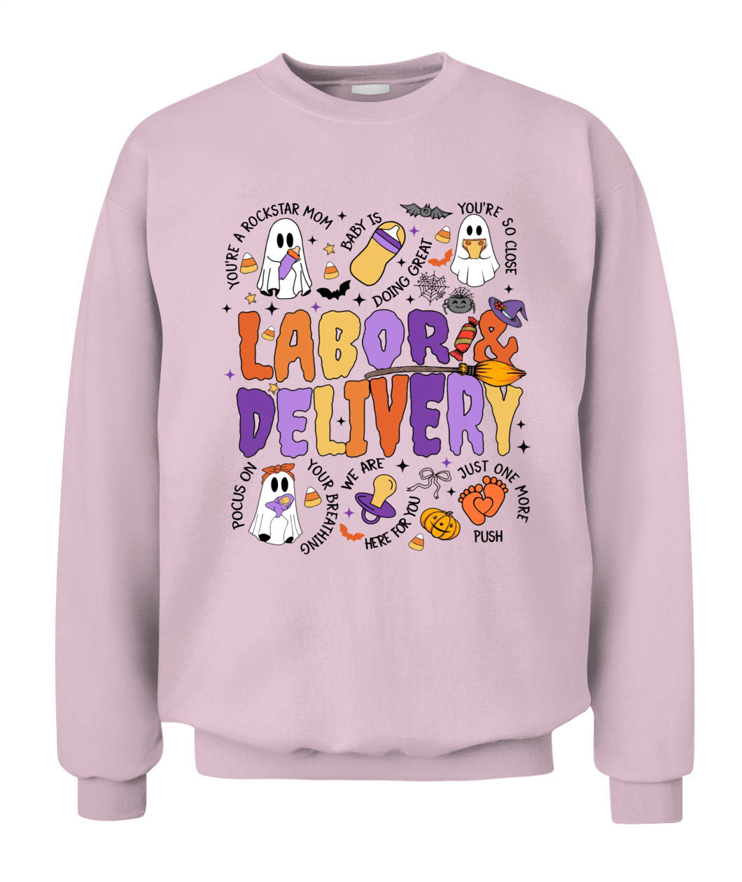 Labor and delivery Nurse Halloween Maternity Vintage