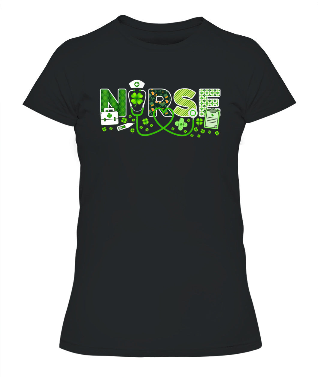 Nurse St Patricks Day Lucky Nurse Shamrock Love Nurse Life Shirt