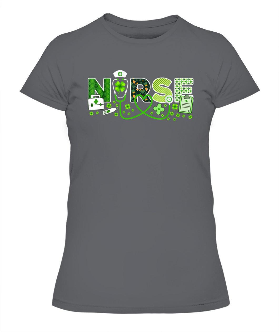 Nurse St Patricks Day Lucky Nurse Shamrock Love Nurse Life Shirt