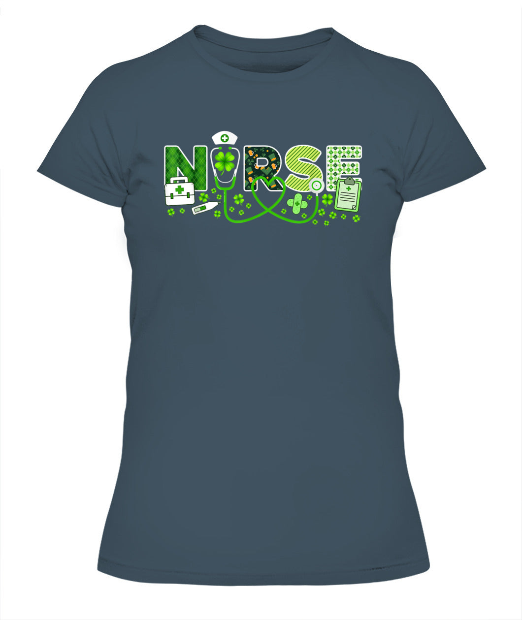Nurse St Patricks Day Lucky Nurse Shamrock Love Nurse Life Shirt