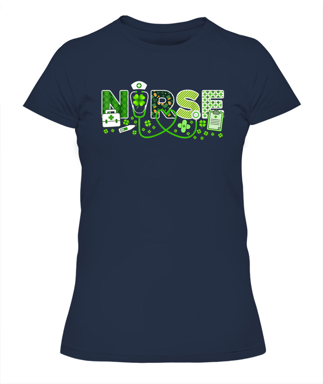 Nurse St Patricks Day Lucky Nurse Shamrock Love Nurse Life Shirt