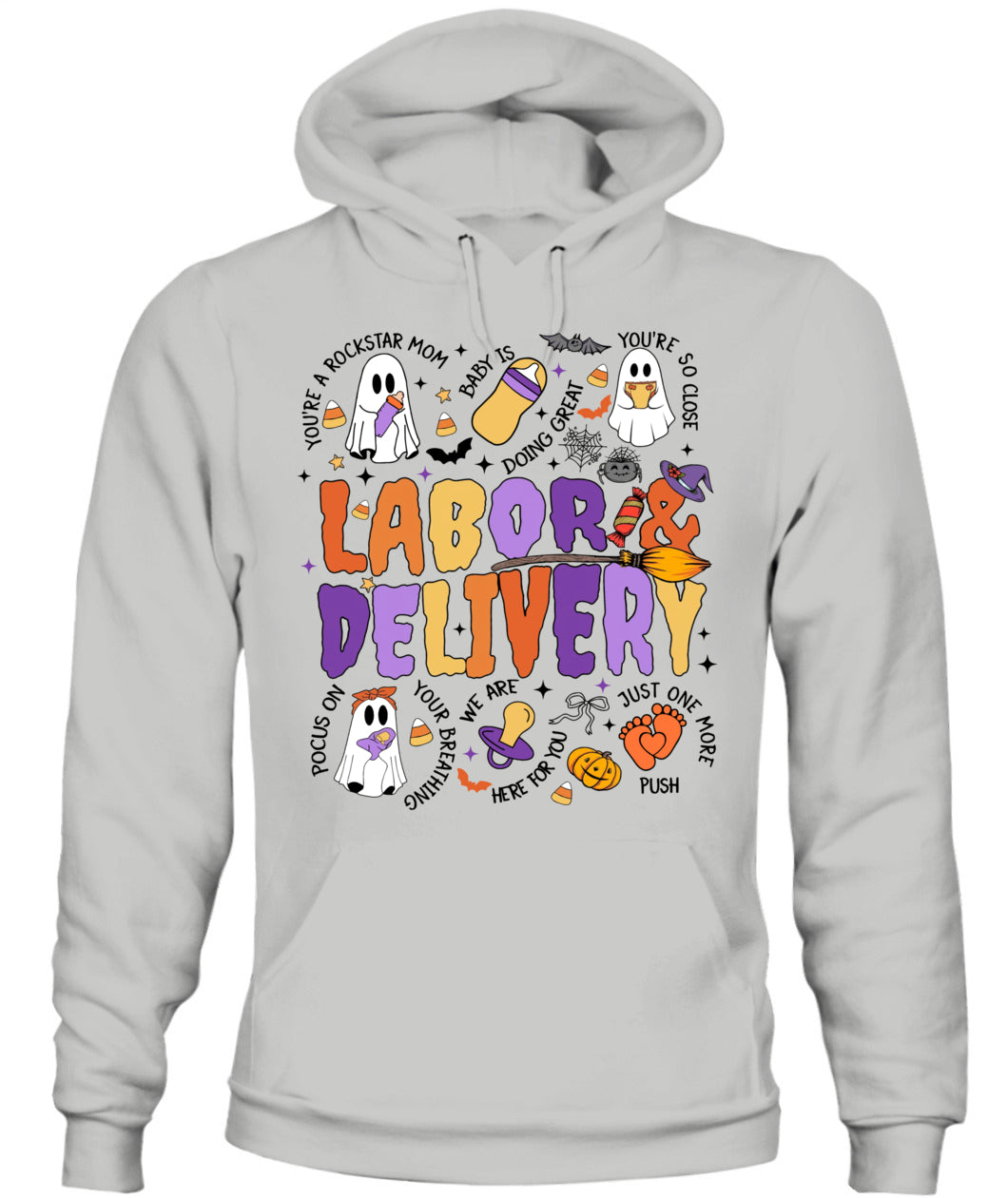 Labor and delivery Nurse Halloween Maternity Vintage