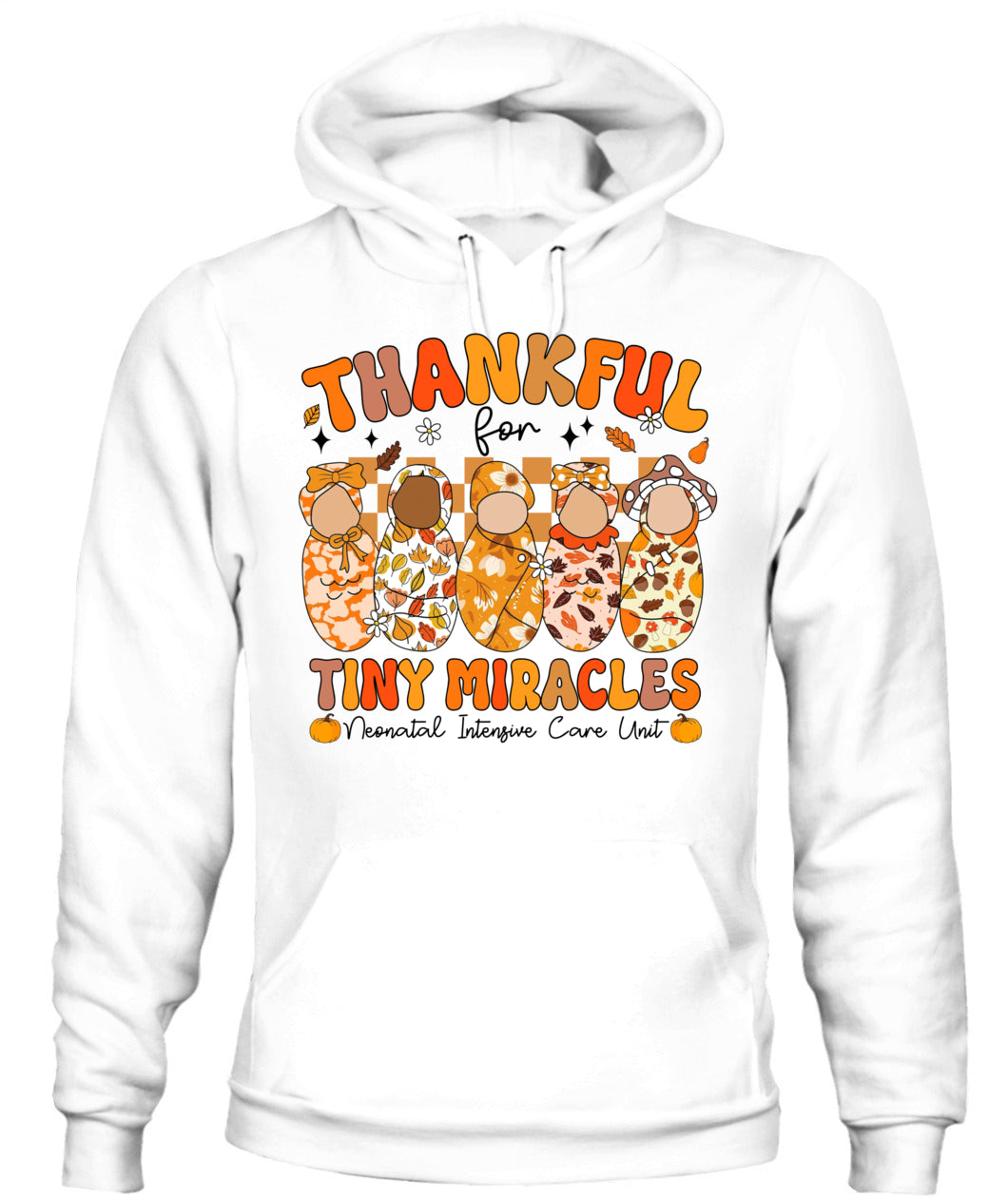 Cute Thankful for Tiny Miracles NICU Nurse Fall Thanksgiving