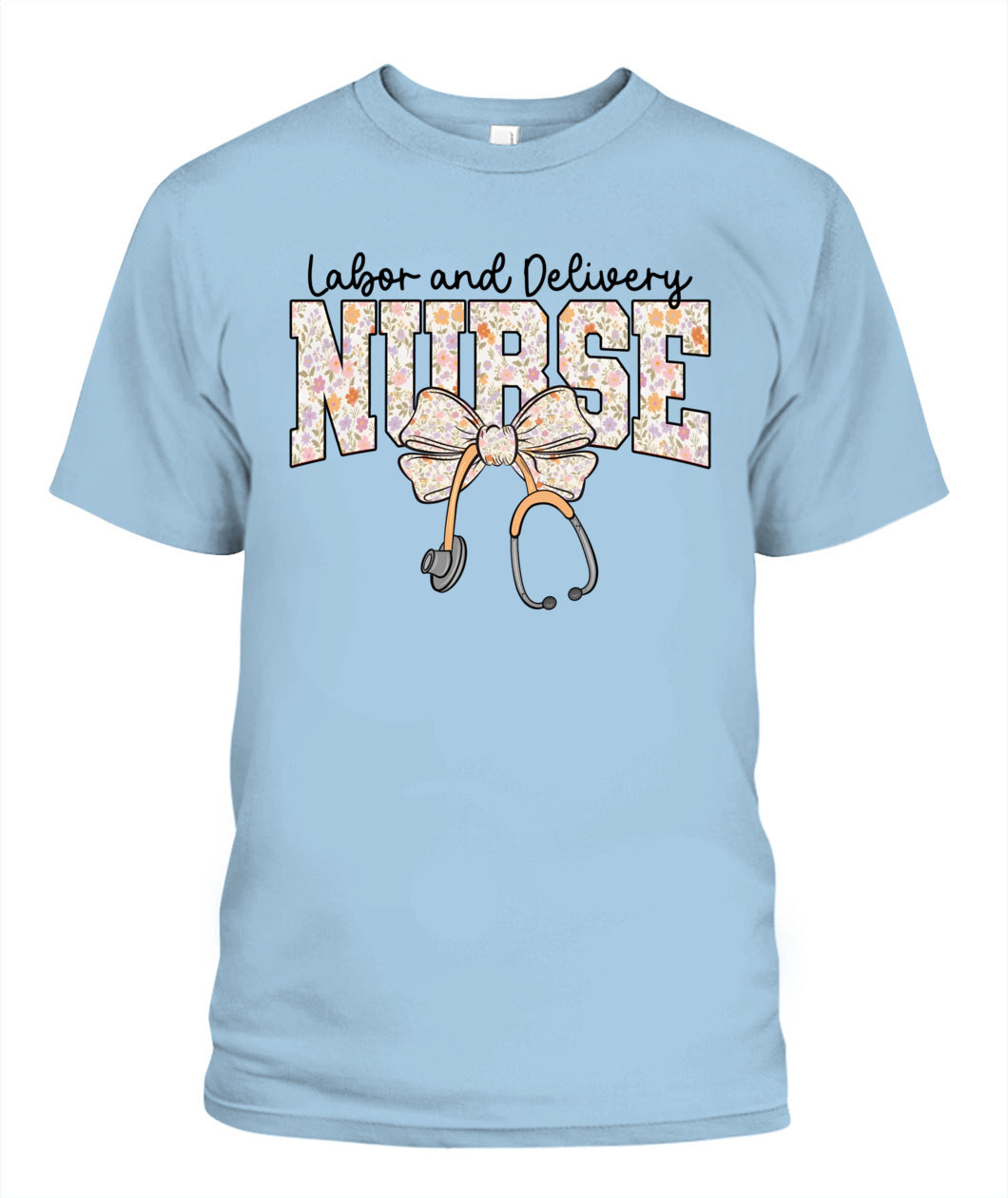 Labor and Delivery Nurse Stethoscope Coquette Bow Graduation