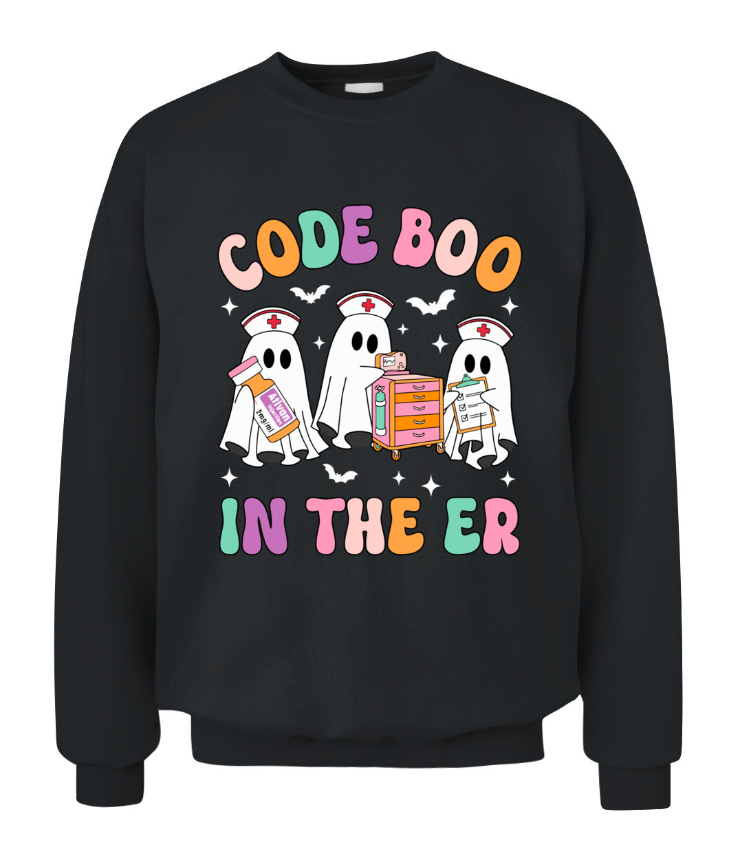 Code Boo In The ER Nurse Ghost Halloween Costume