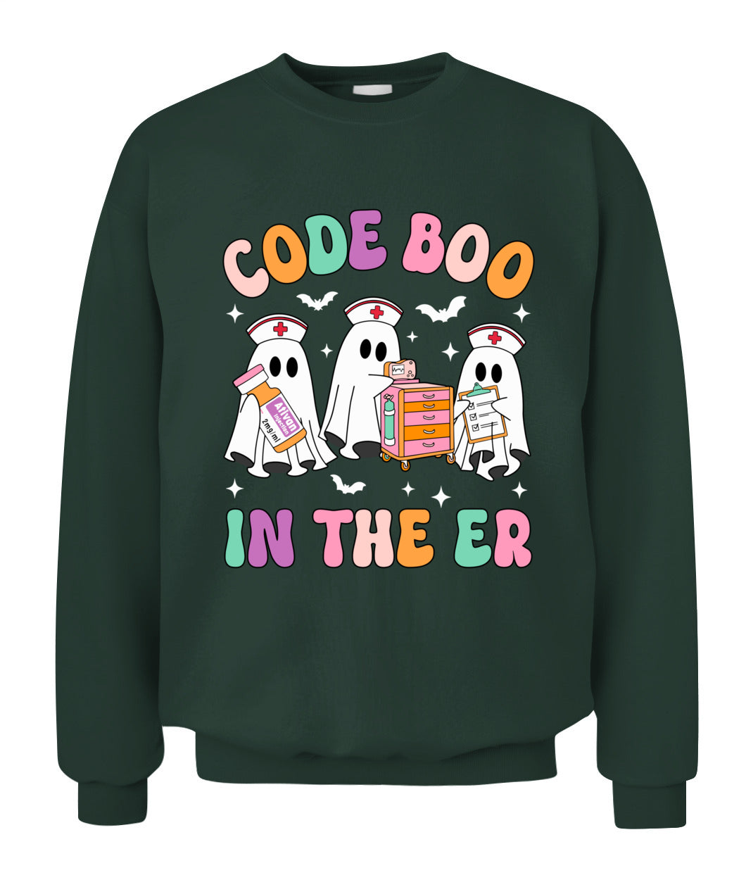 Code Boo In The ER Nurse Ghost Halloween Costume